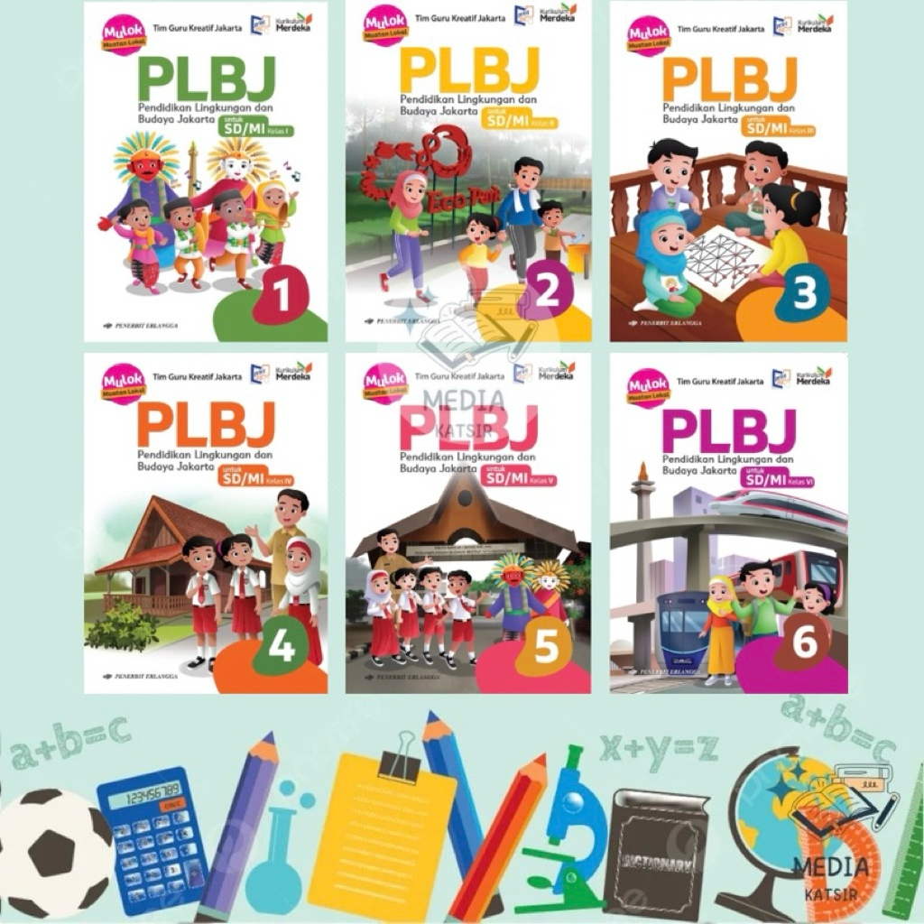 PLBJ (Revisi) SD/MI Kelas 1,2,3,4,5,6 Kurikulum Merdeka Penerbit Erlangga