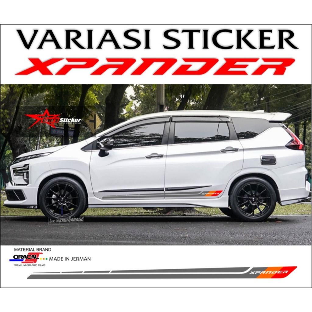 Sticker Mitsubishi XPander Variasi Sticker Pintu Mobil XPander