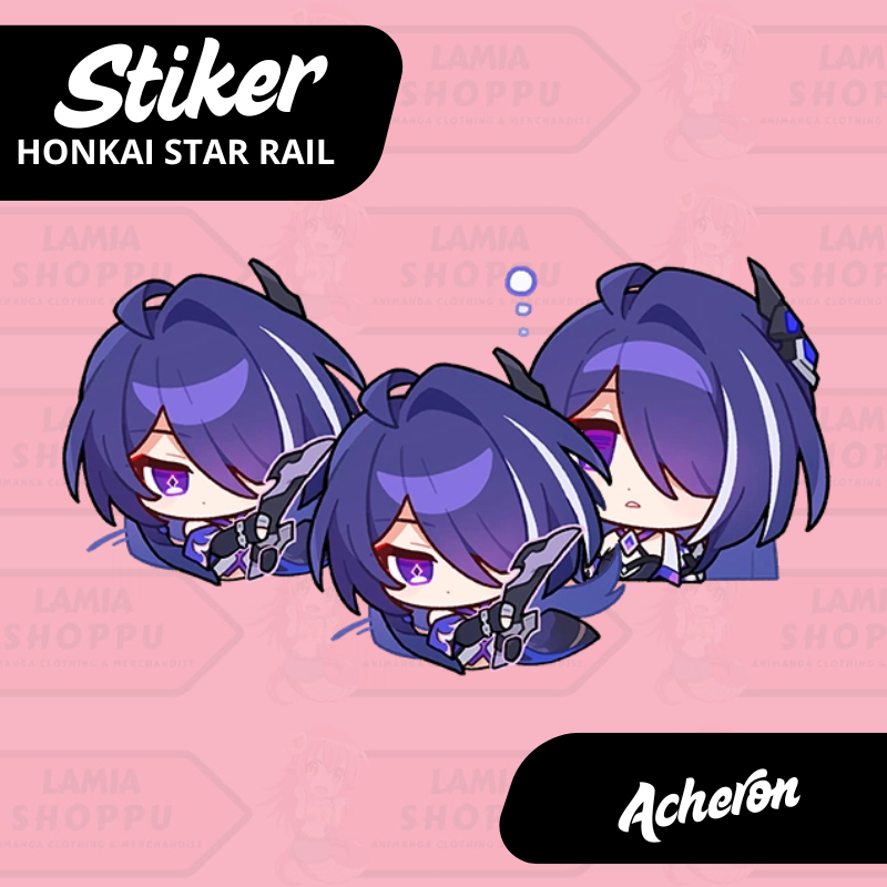 

Stiker Acheron Honkai Star Rail | Sticker Acheron HSR | Stiker Vinyl Anti Air