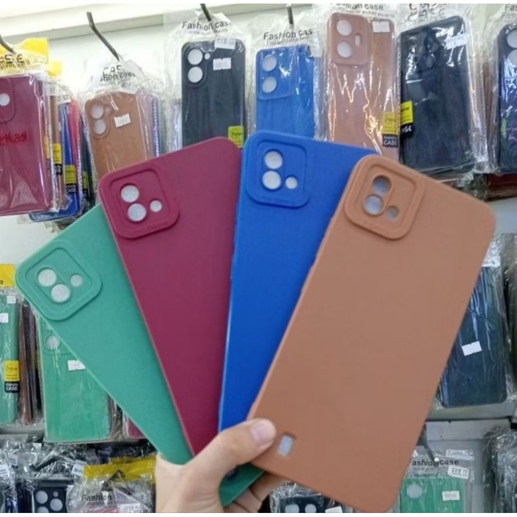 CASE REALME C20 / REALME C75 SOFT CASE PRO CAMERA MACAROON PROTECT