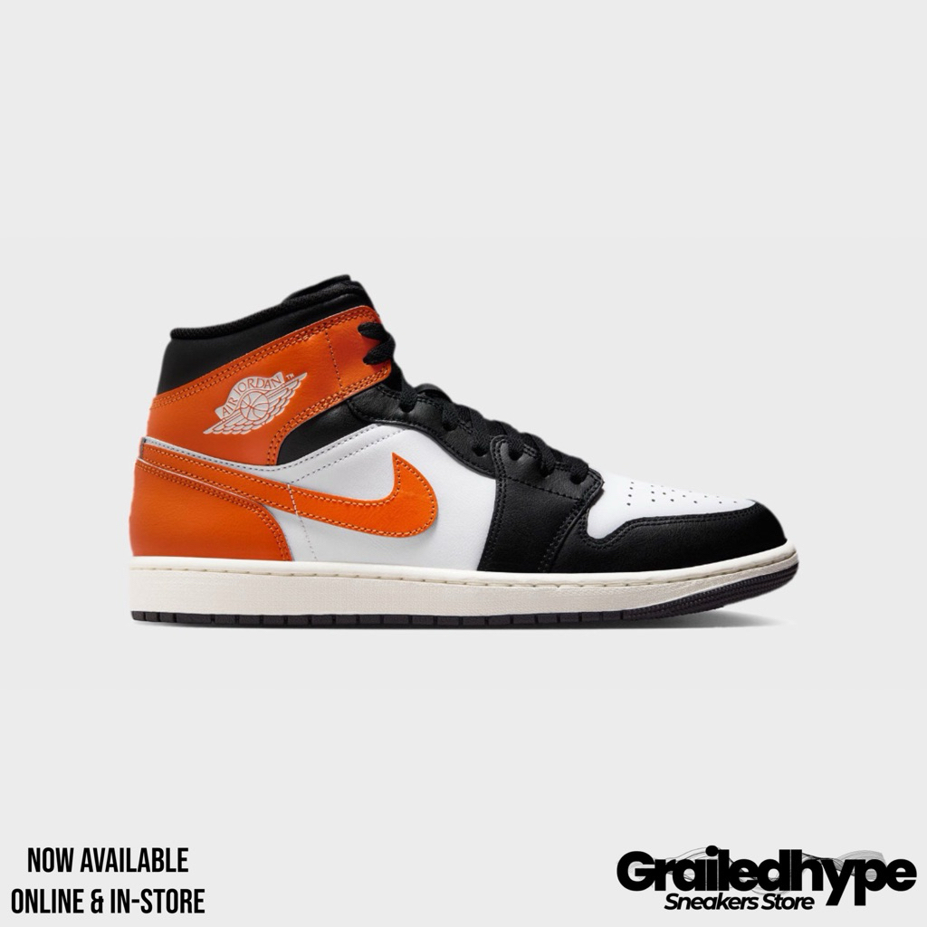 Air Jordan 1 Mid Starfish Shattered Backboard SBB (100% Authentic)