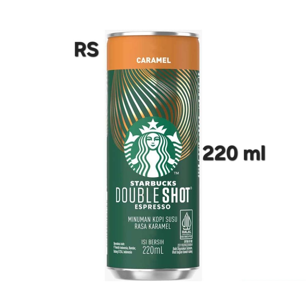 

starbucks doubleshot coffee drink caramel latte 220ml