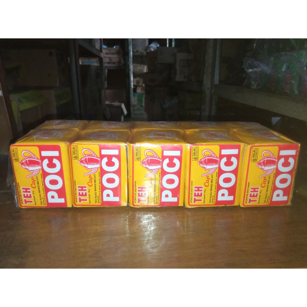 

Teh Poci kuning 40 gram 1 press 10 biji