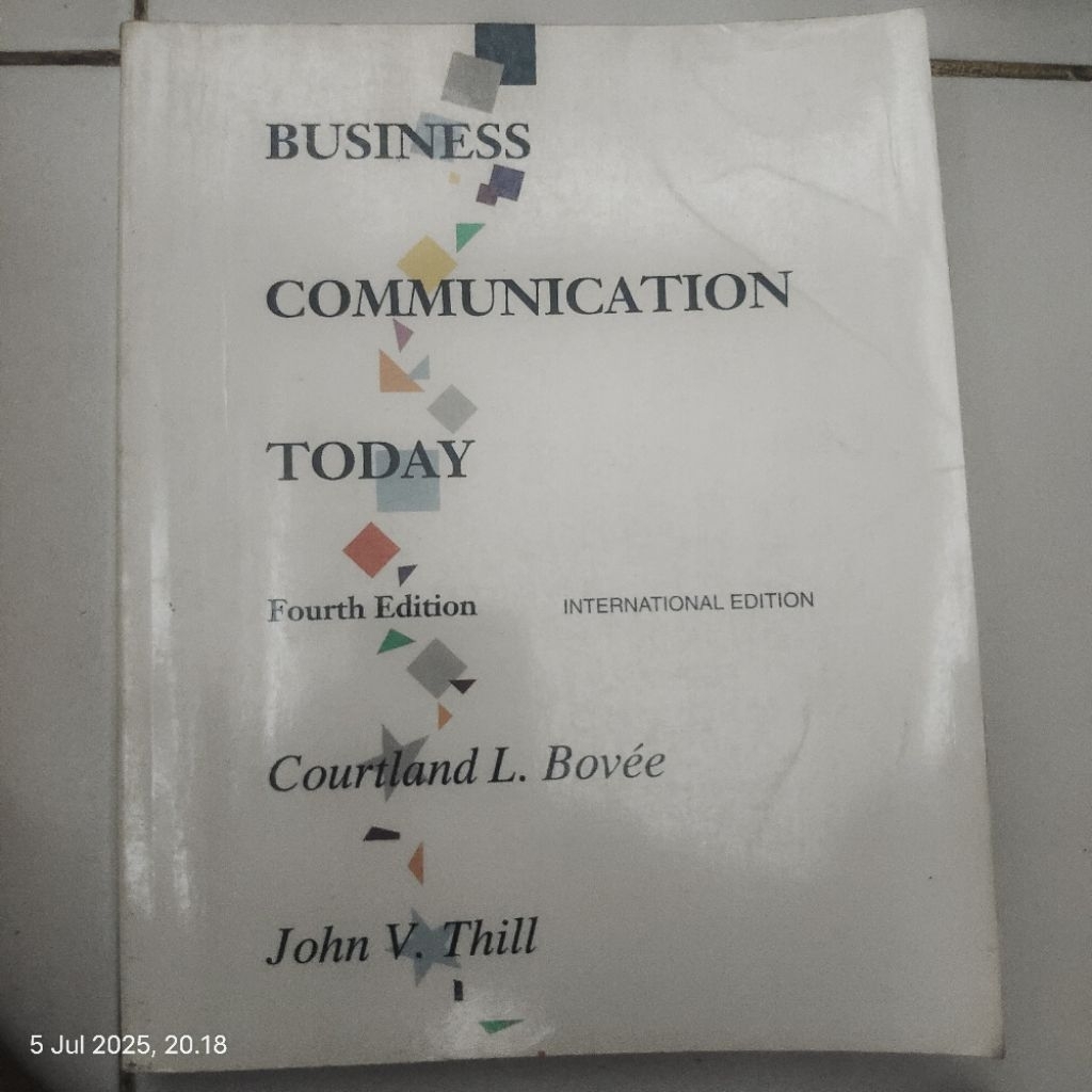 BUKU BUSINESS COMMUNICATION TODAY FOURTH EDITION ORIGINAL