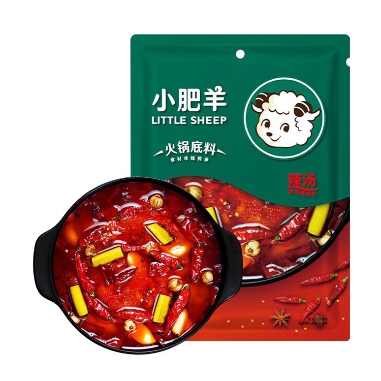

Bumbu Instant Kuah Hotpot Little Sheep Xiao Fei Yang / Kaldu Spicy Mala Pedas