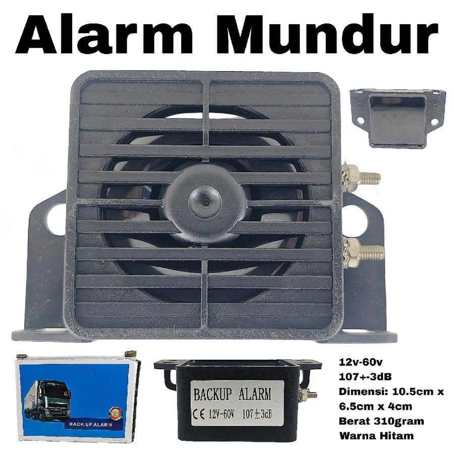 Alarm Mundur 1 Suara 12v-60v Buzzer Klakson Mundur Mobil Truck