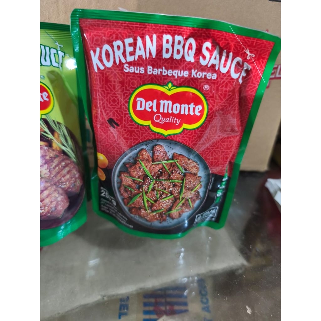 

saos korean BBQ merk Del Monte