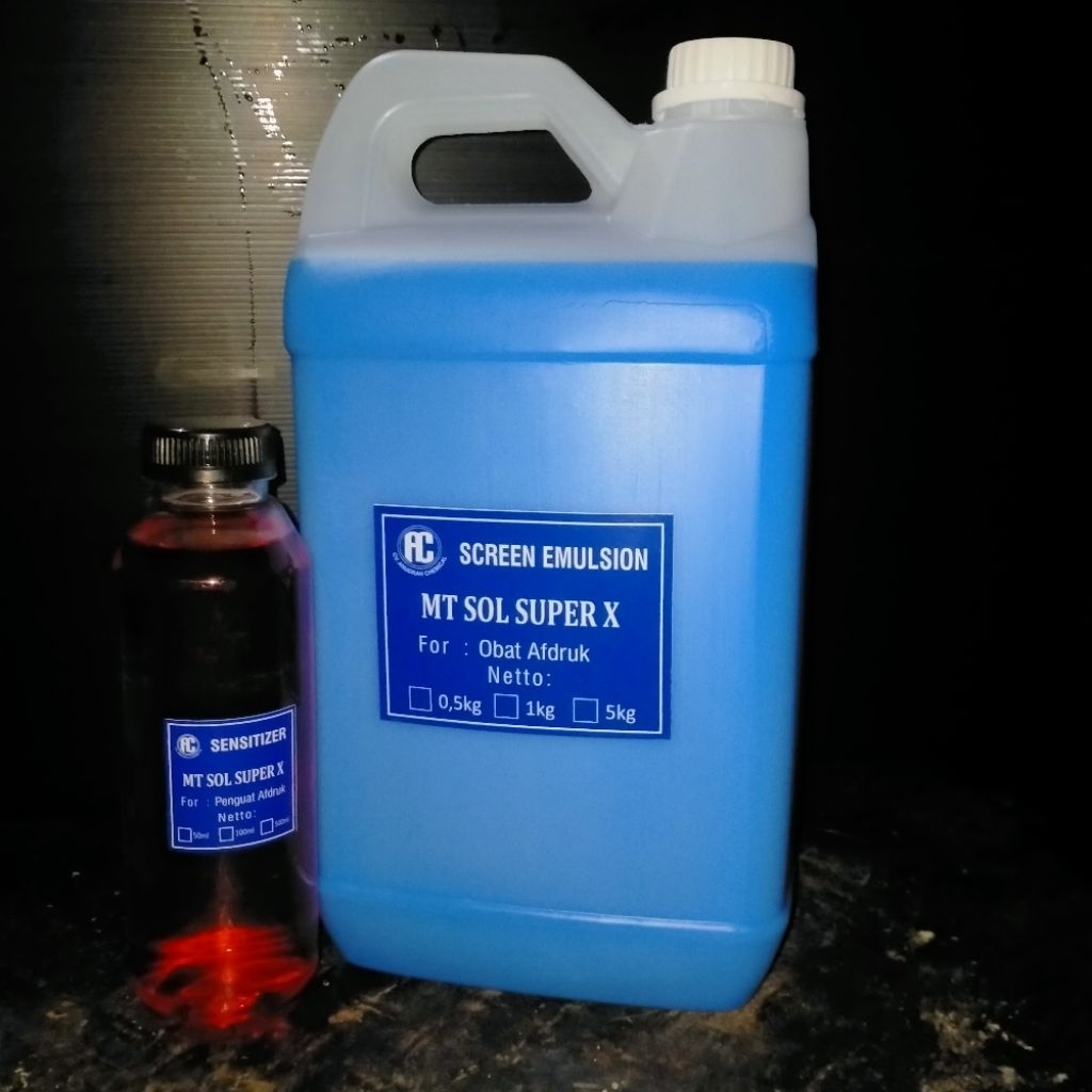

obat afdruk sablon MT SOL SUPER X 5kg + sensitiser