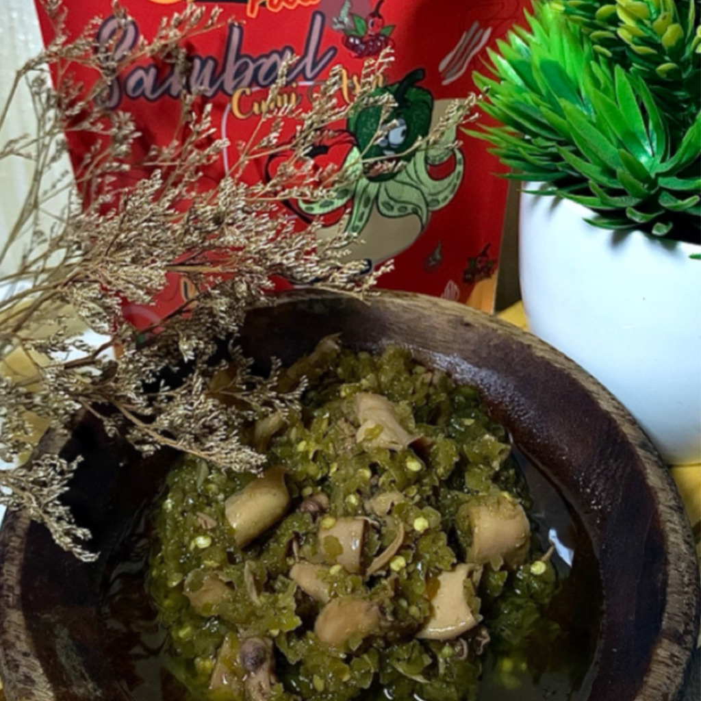 

Sambal Cumi Asin Cabe Ijo 150 gram - aileenberylfood