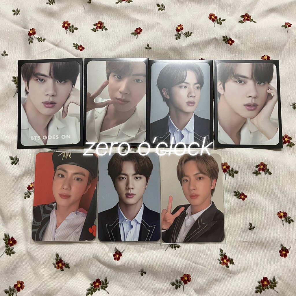 [Ready Stock] Official Photocard BTS Jin Dicon 2020 Set