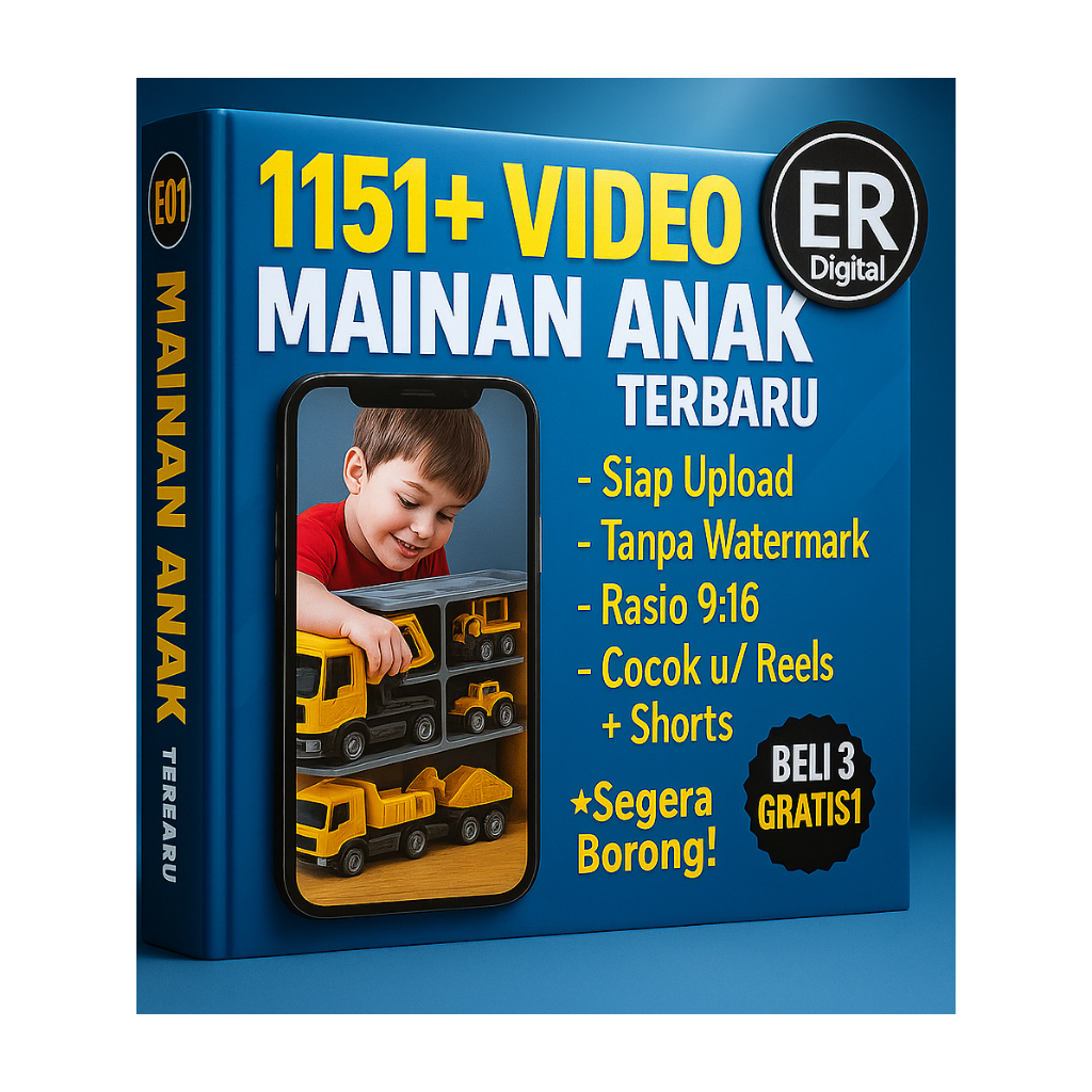 1151+ Video Mainan Anak Terbaru Siap Upload | Tanpa Watermark | Reels Shorts Shopee TikTok