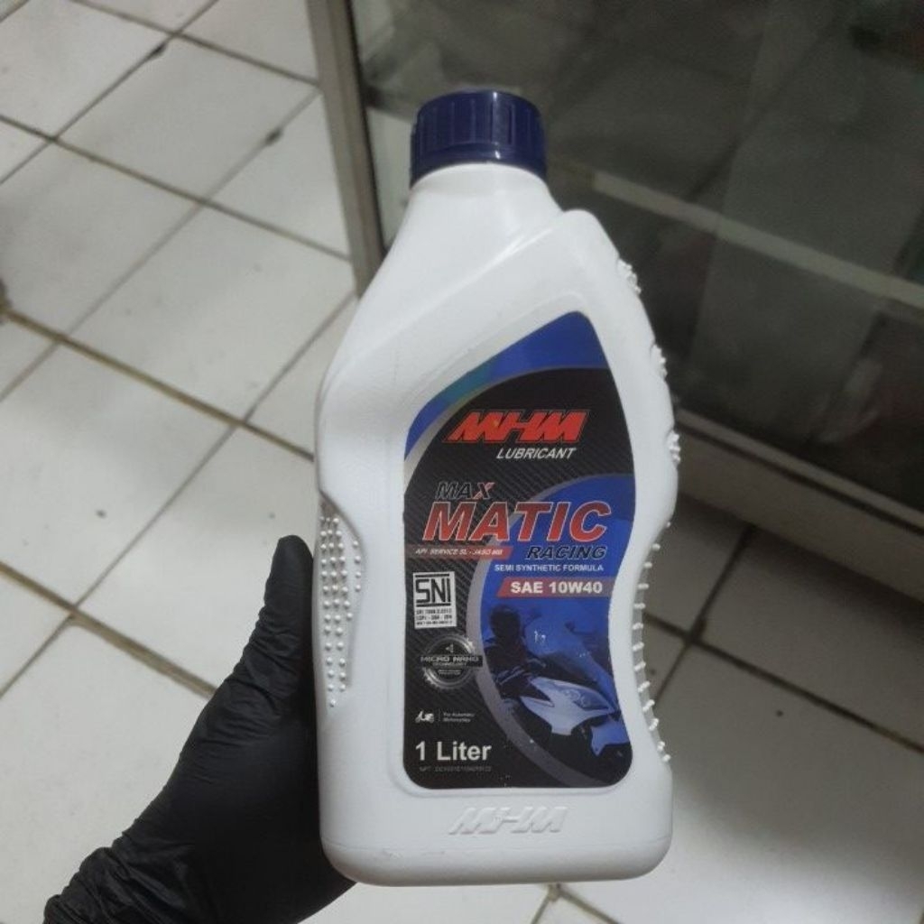Oli Motor Matic MHM MAX MATIC RACING 10W40 1L – Power Nambah, Mesin Nyaman