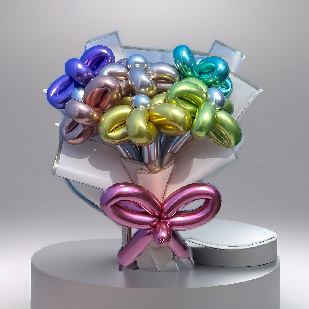 (1 Hari jadi) bucket balon wrapping/bucket balon/bucket balon wisuda