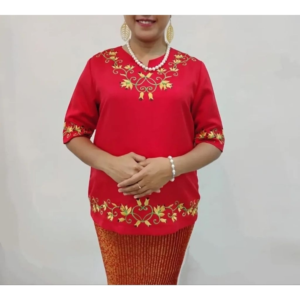 Baju Cele Bordir Maluku.