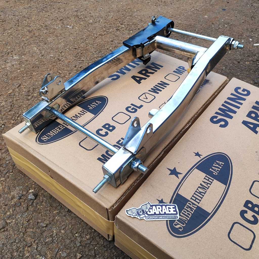 ARM KAZE PNP WIN Fullset CROME Swing ARM Win 100 KAZE AS ARM 14 AS RODA 17 Arem KZ Win100 BAHAN TEBA