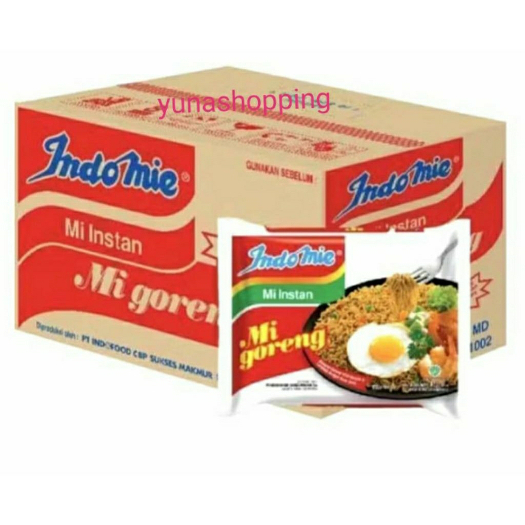 

Indomie mi goreng 1karton isi 40 bks