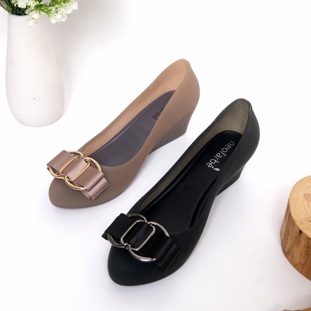 NEW-Neofarbe Olivia 23 Wedges Shoes Jelly