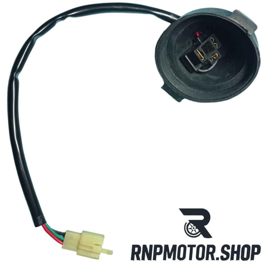 Fitting Cop Lampu Depan KLX 150 Soket H4/Sealbeam Hitam