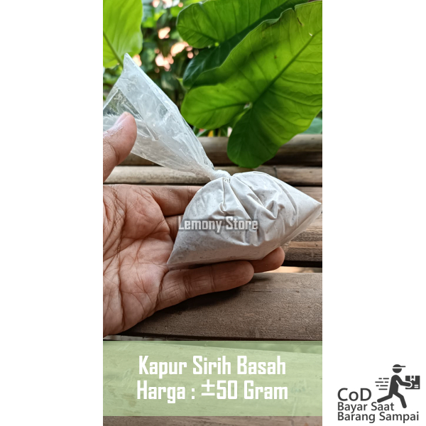 

Kapur Sirih Basah Per Bungkus