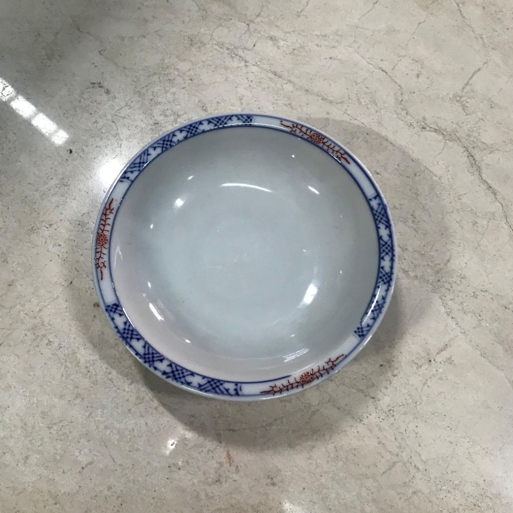 Mangkuk Nasi Porselen Arita Jepang Lawas Jadul Tua