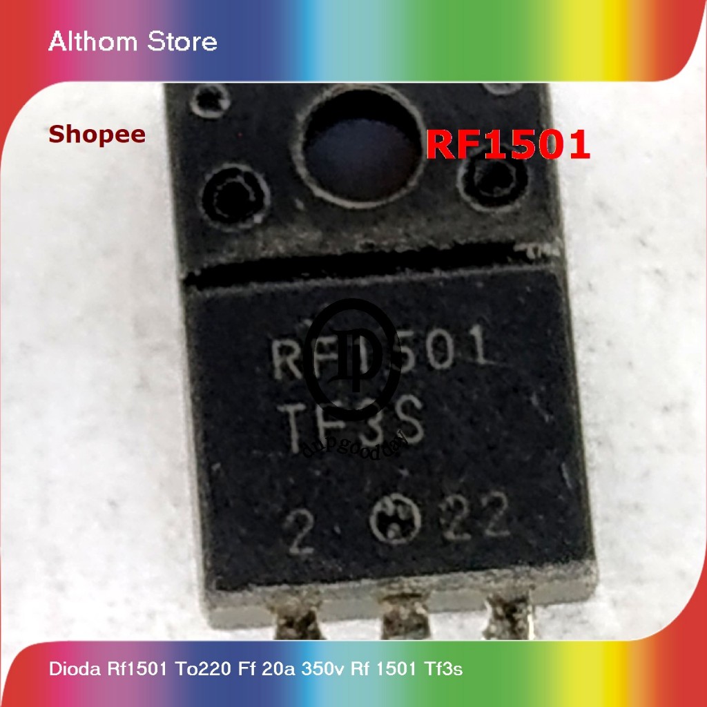 dioda rf1501 to220 ff 20a 350v rf 1501 tf3s