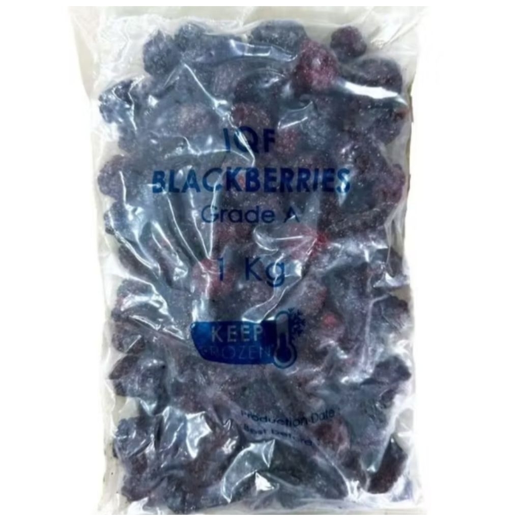 

IQF Frozen Blackberry 1kg/Buah Beku Blackberry 1kg