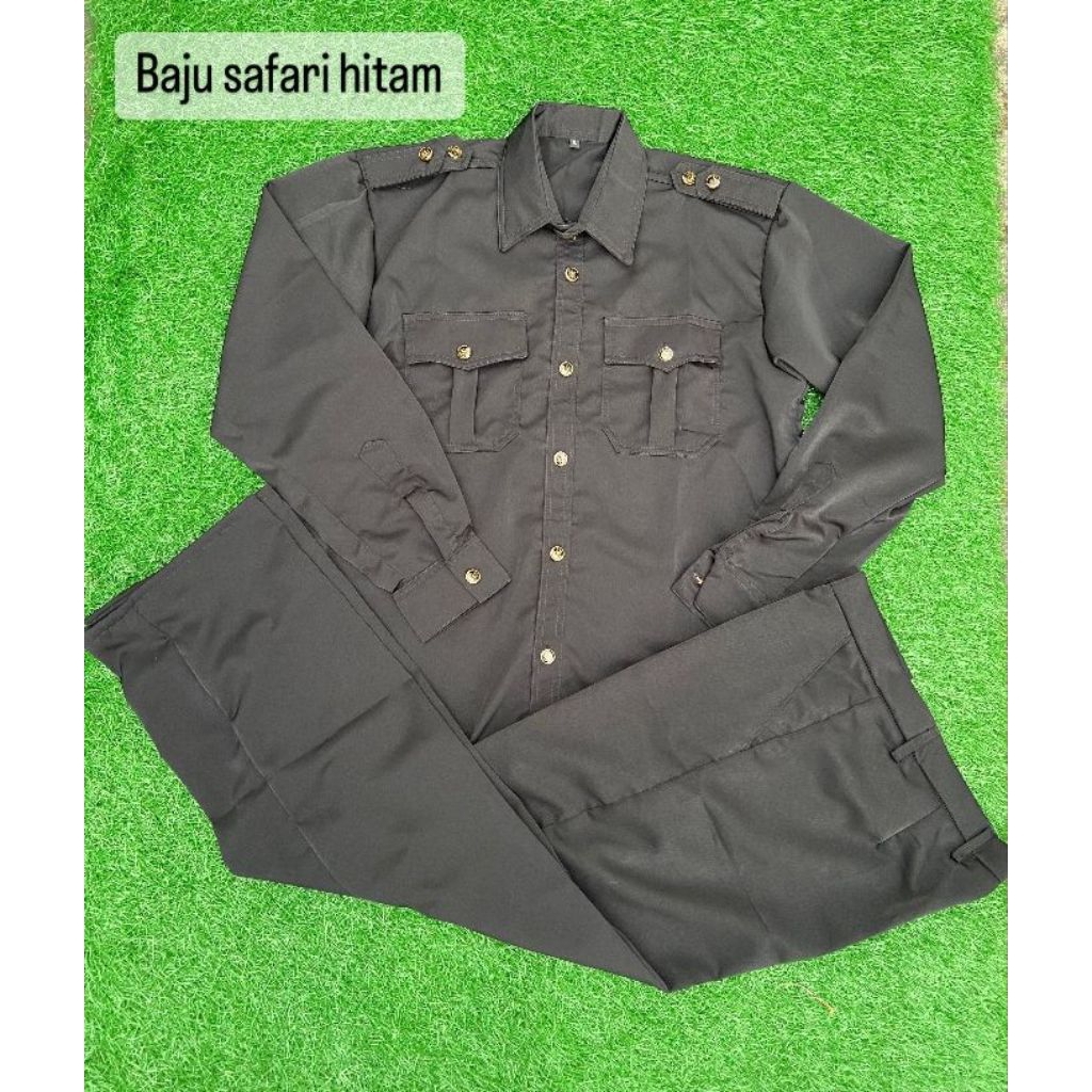 Baju safari satpam baju safari baju lengan panjang