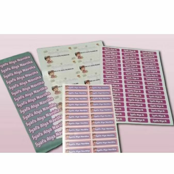 

PAKET BACK TO SCHOOL STIKER NAMA/STIKER CUSTOM/STIKER MATA PELAJARAN/