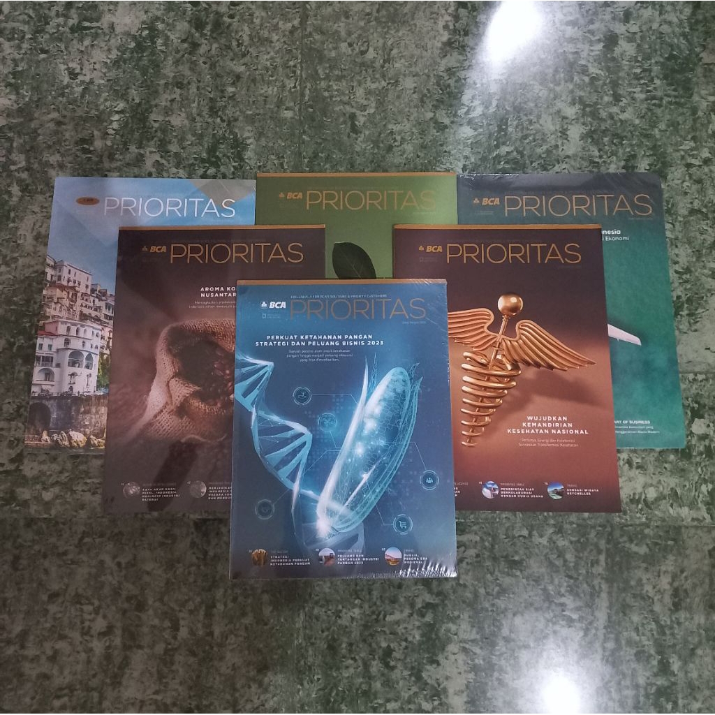 RANDOM MAJALAH BCA PRIORITAS SECOND PRELOVED BEKAS MAGAZINE BAHASA INDONESIA BOOK BUKU