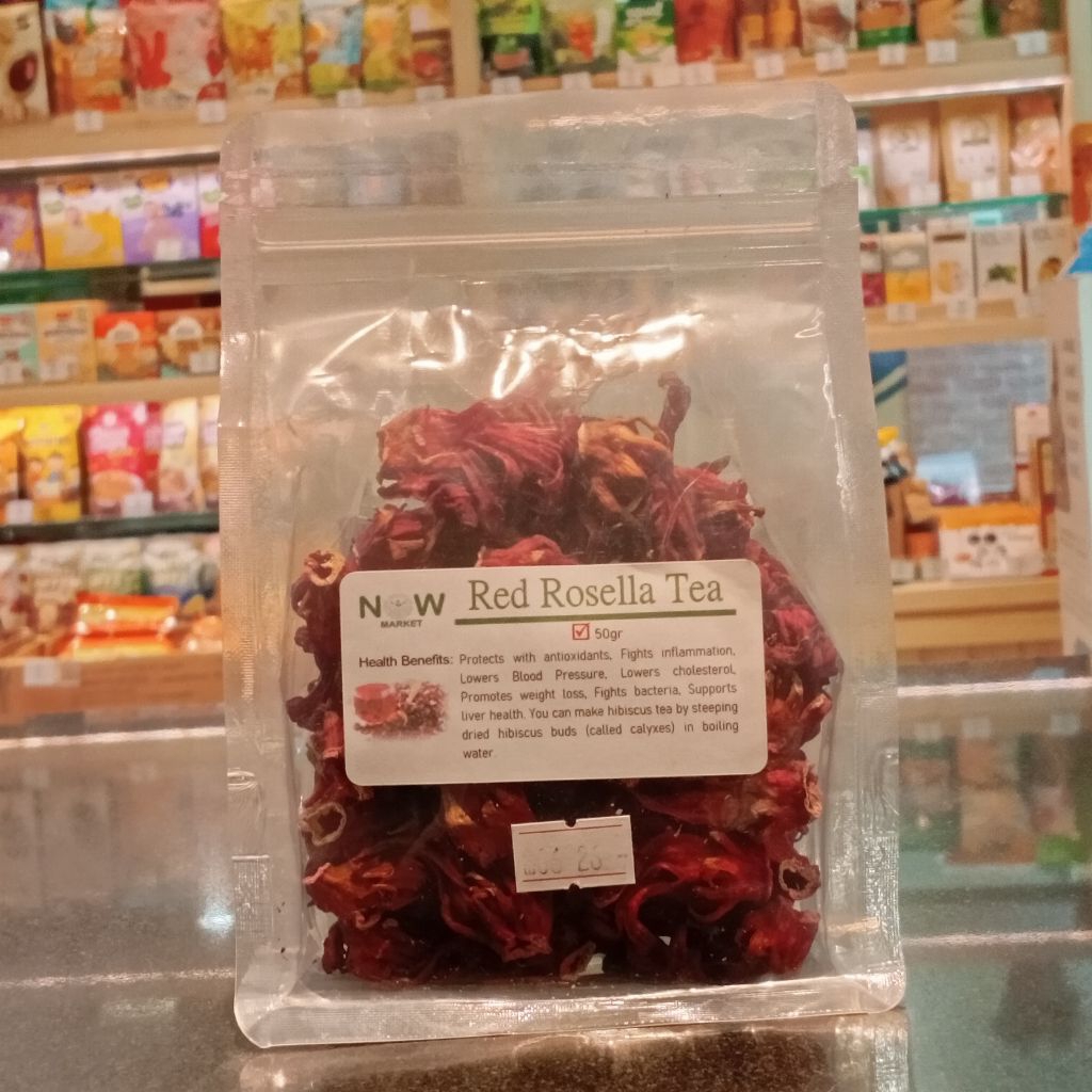 

Red Rosella Tea By NOW Market 50gr