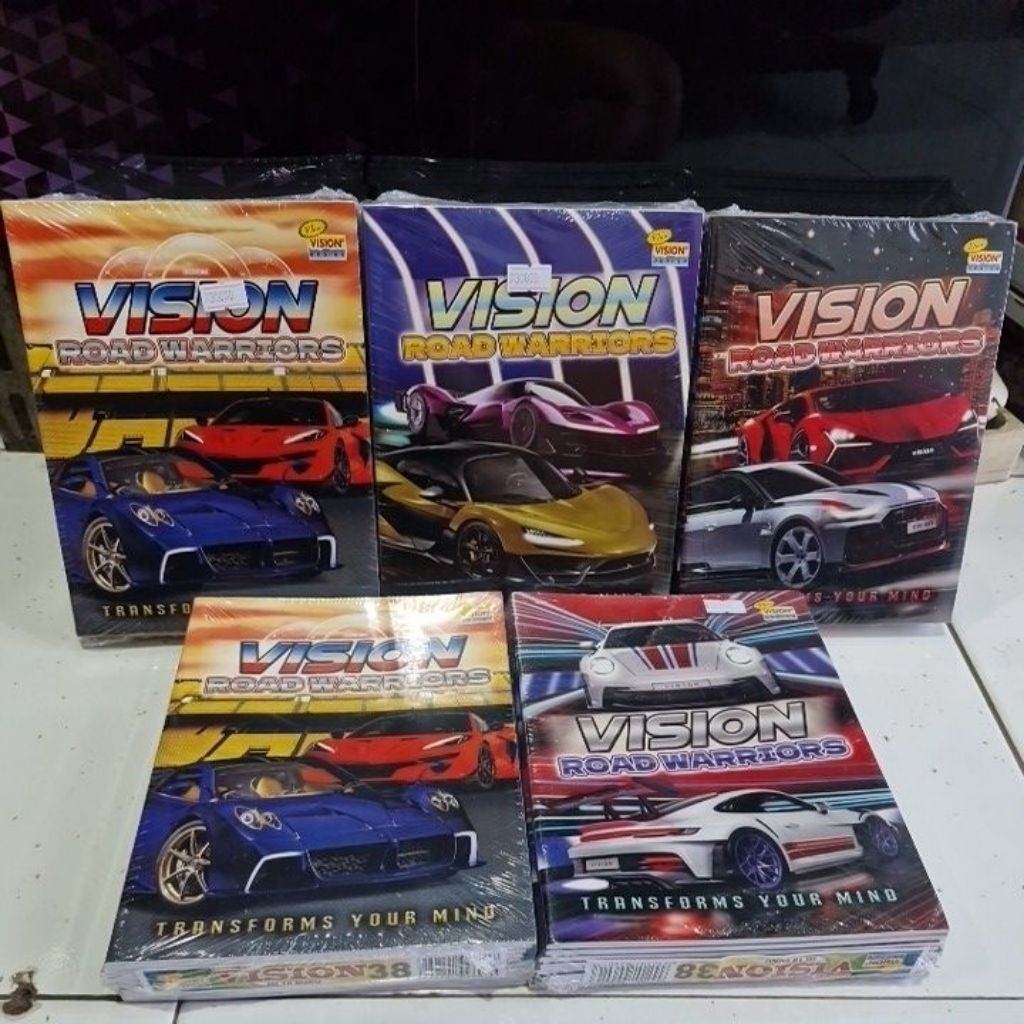 

Buku Tulis Vision 38Lembar, Isi 10Buku, Cover Random
