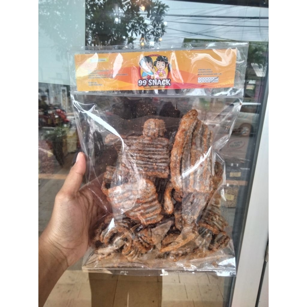 

camilan krupuk jengkol pedas 95gr/seblak jengkol