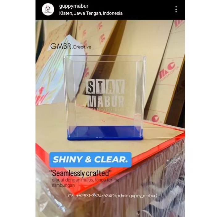 Soliter Akrilik Custom Premium – Eksklusif dengan Grafir Logomu