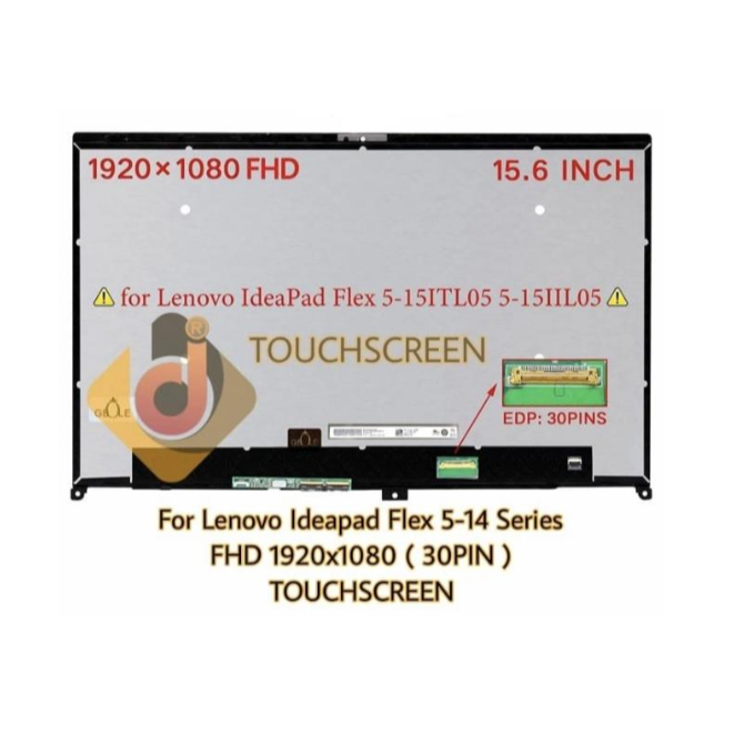 LED LCD TOUCHSCREEN LENOVO IDEAPAD FLEX 5-15ALC05 15-ITL05 5-15IIL05