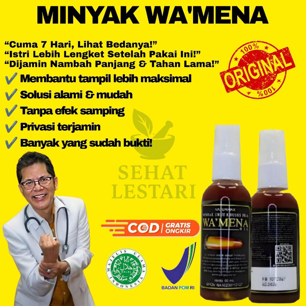 wamena pembesar vital pria pennis laki laki z100% original kuat tahan lama lintah hitam wa'mena