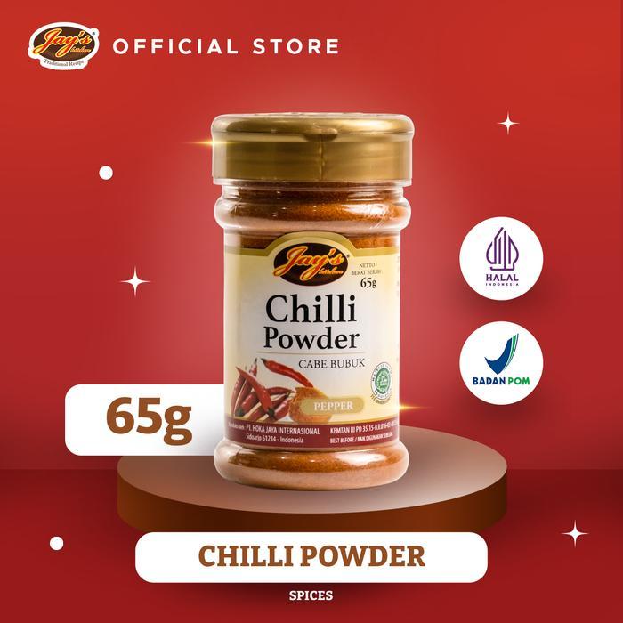

[oddsolshop] pekanbaru/Jays Chilli Powder 65GR Cabe Bubuk Bumbu Masak Instan Jay Kitchen Seasoning