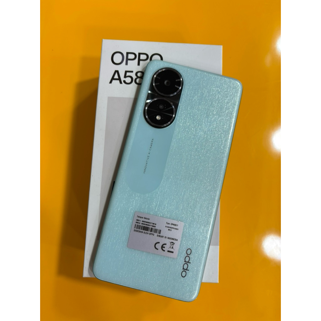 oppo A58 second/seken mulus resmi