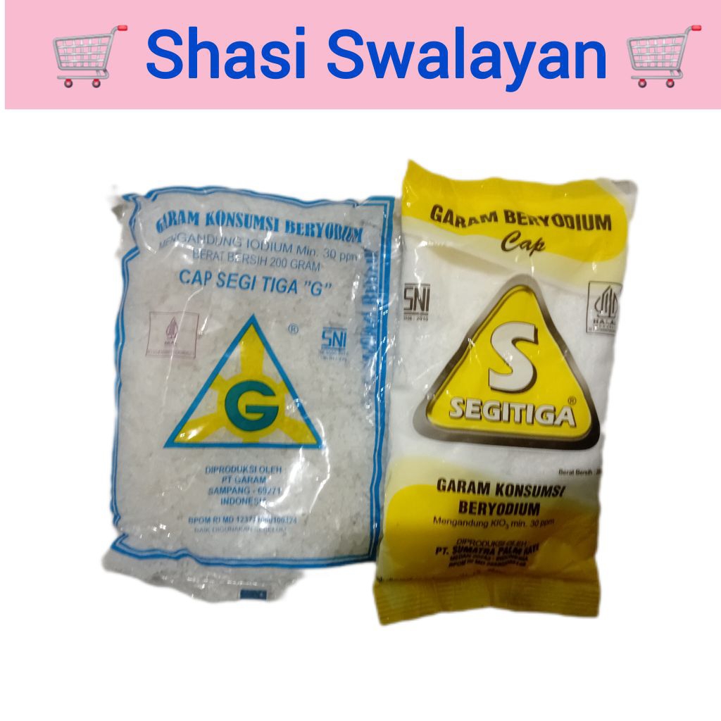 

Garam Halus/ Kasar 200 Gram - Merek Random