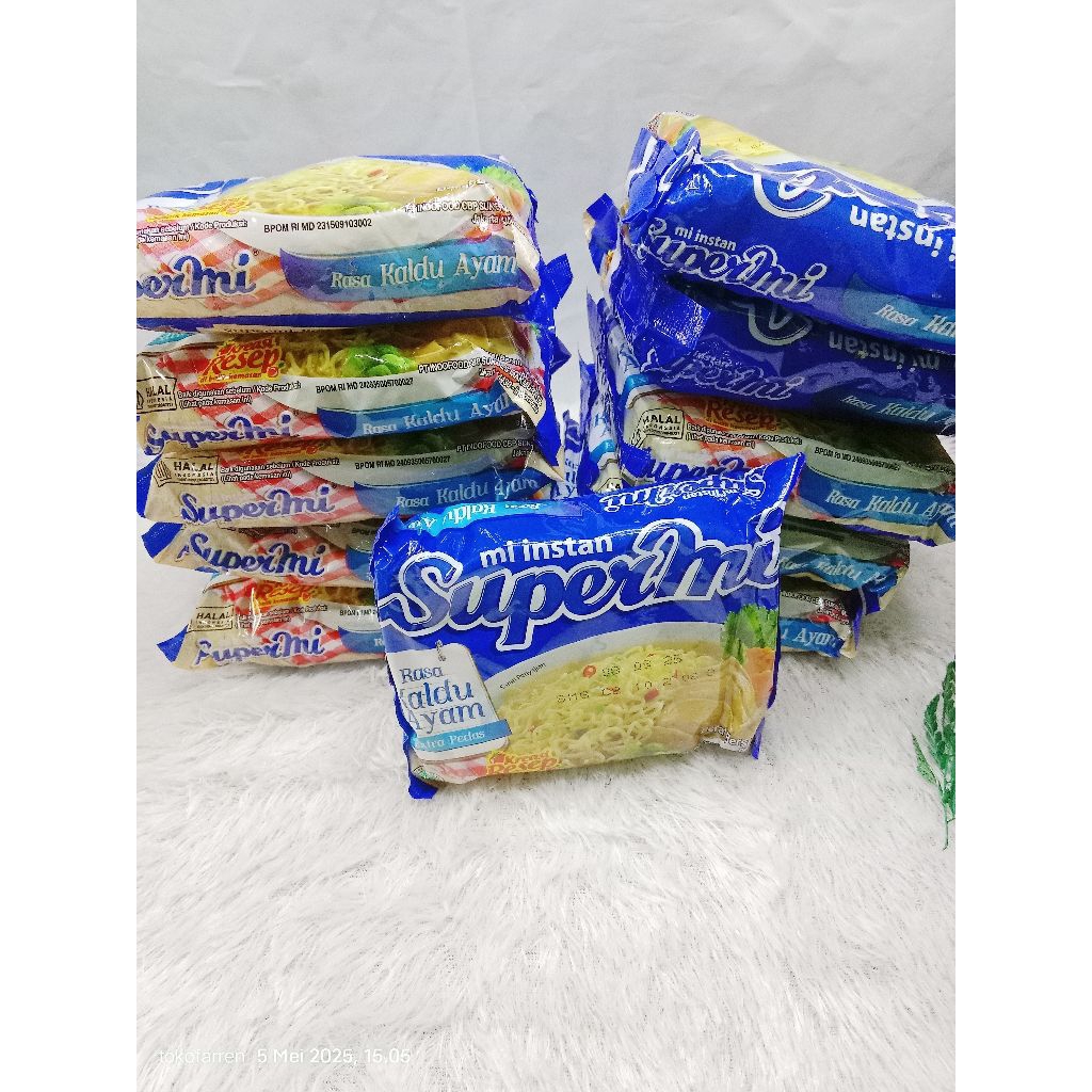

Promo mie instan supermi rasa kaldu ayam (paket 10pcs)