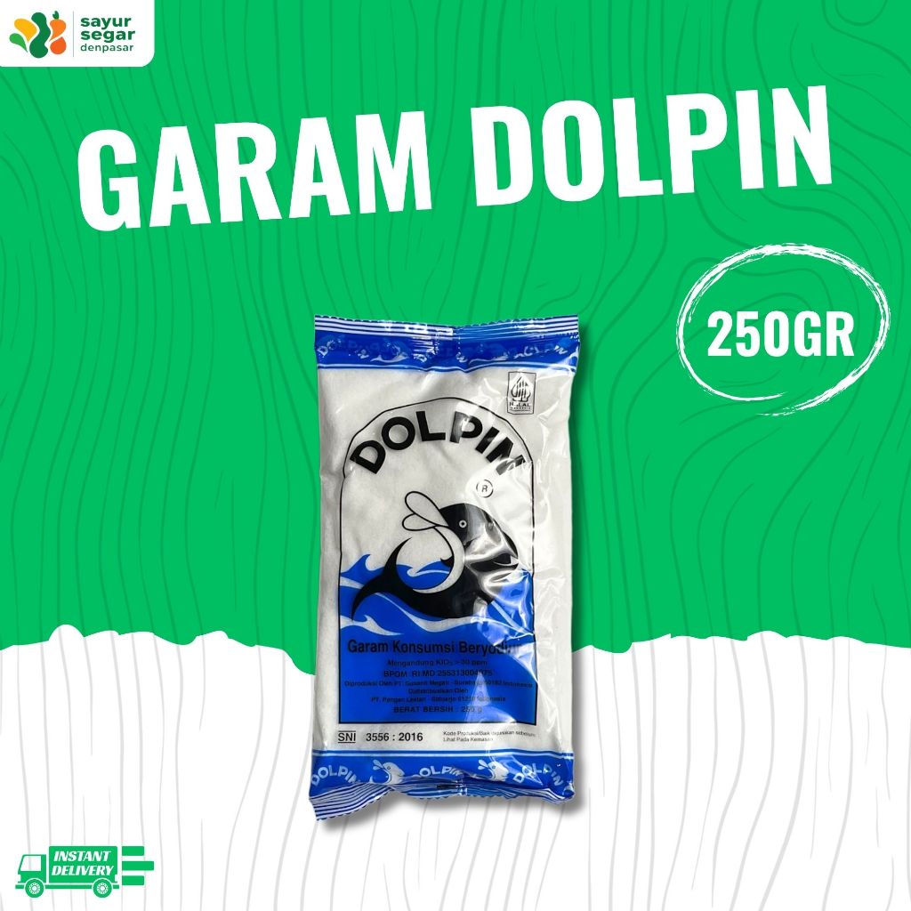 

Garam Dolpin 250gr - Sayur Segar Denpasar