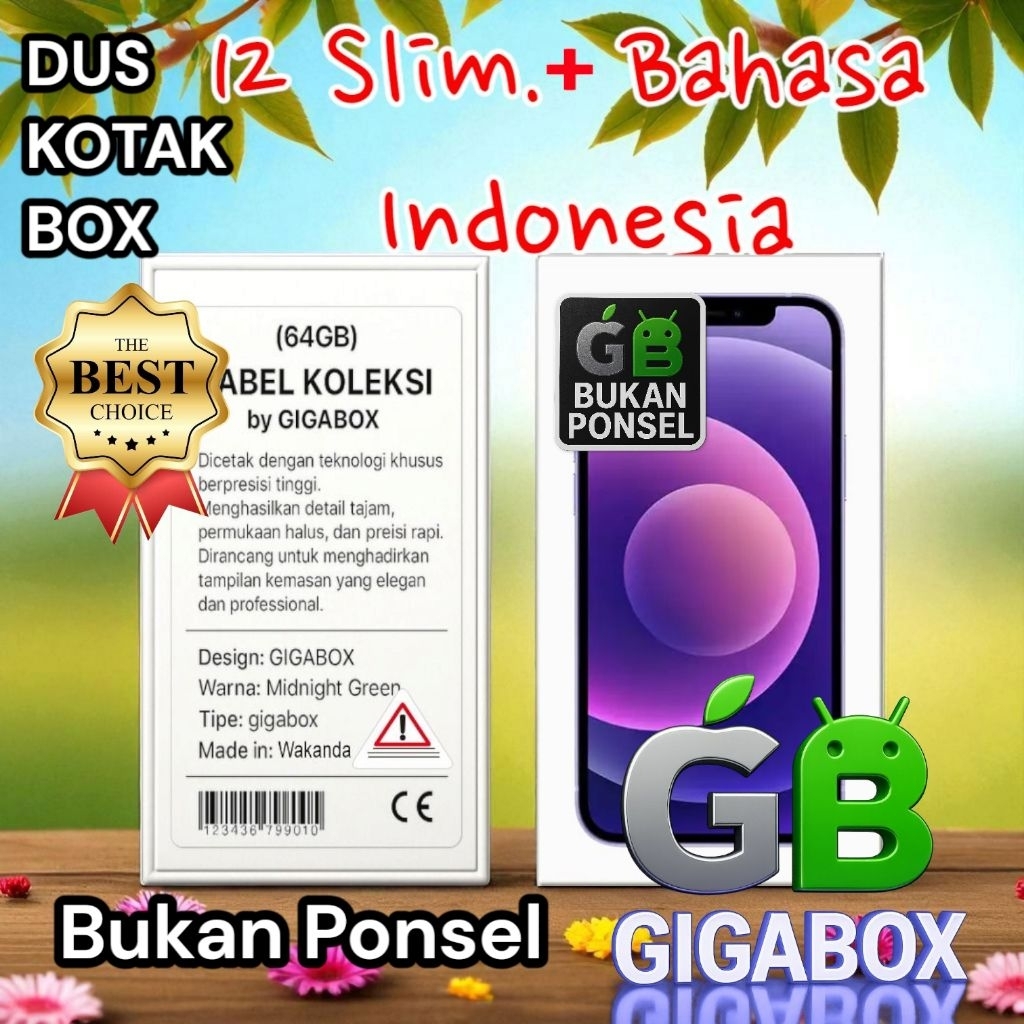 

(Best Choice) Dus | Kardus | Box 12 | 12 Mini (Dus Only) – Tampilan Bahasa Indonesia