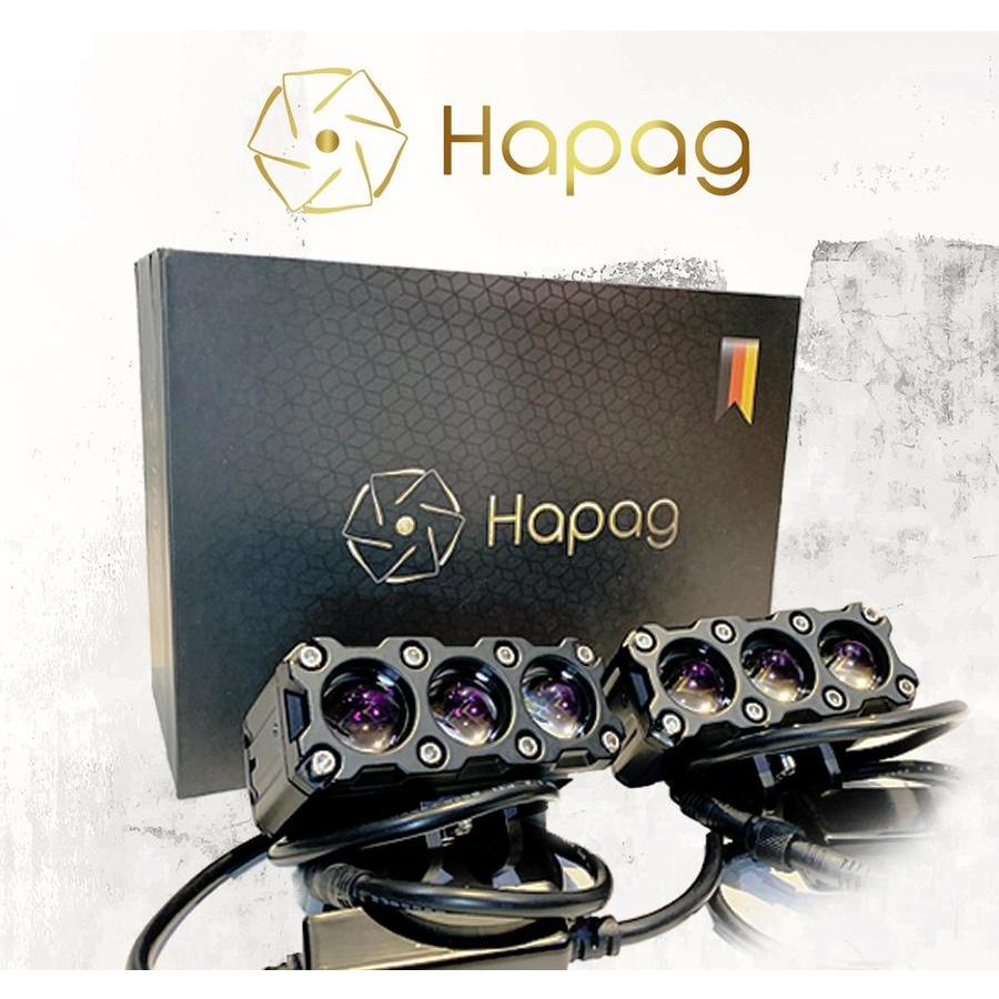 HAPAG Mini Laser 3 Mata 35 Watt LED Kuning Lampu Set SQL 3 Mata