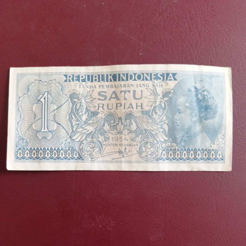 Uang Kuno 1 Rupiah Seri Suku Bangsa 1954
