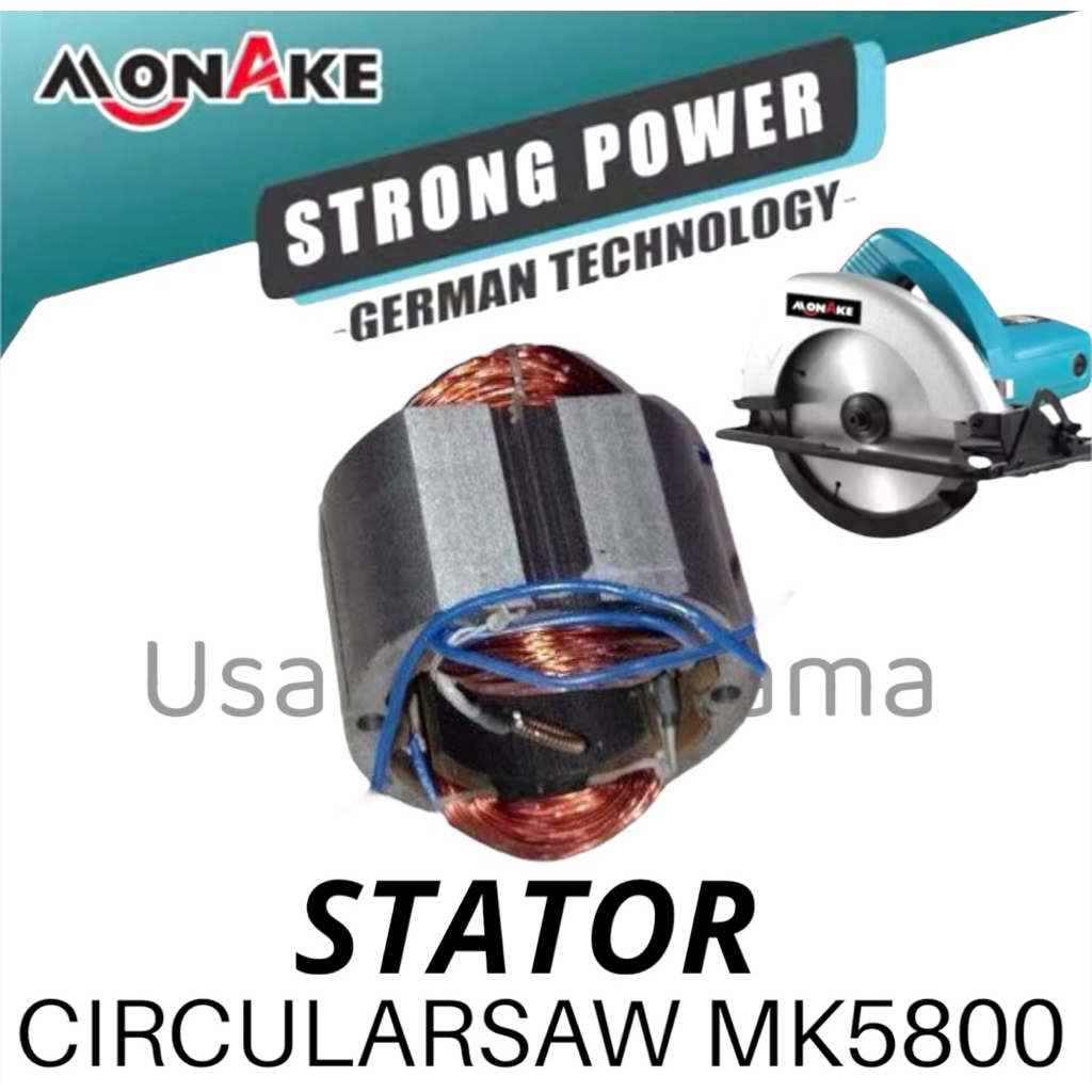 STATOR MK5800 CIRCULARSAW MONAKE MK 5800 SEPUL TEMBAGA STATOR BANTALAN CIRCULARSAW