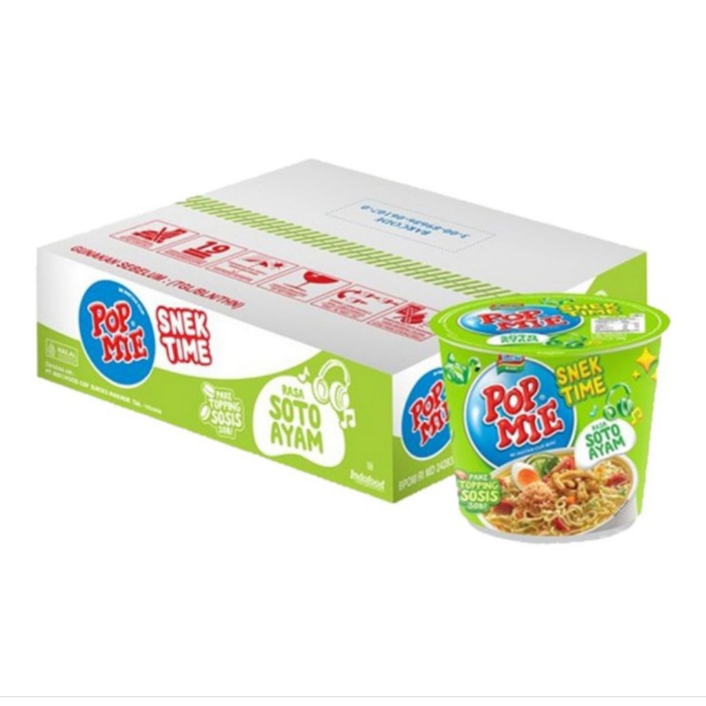 

Pop Mie Mi Instan Cup Soto Ayam 12 x 39 g - Karton