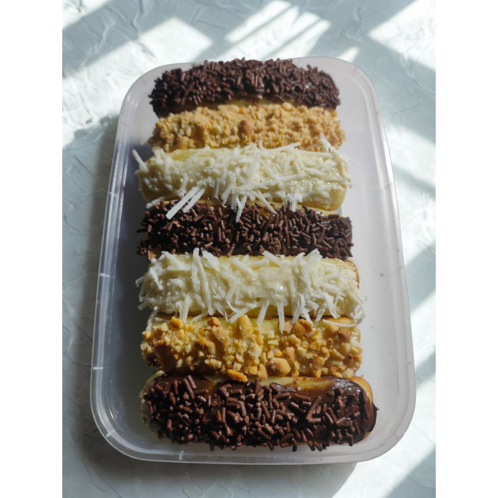 Home Made | kue PUKIS_JUMBO | topping Coklat, Kacang, Keju