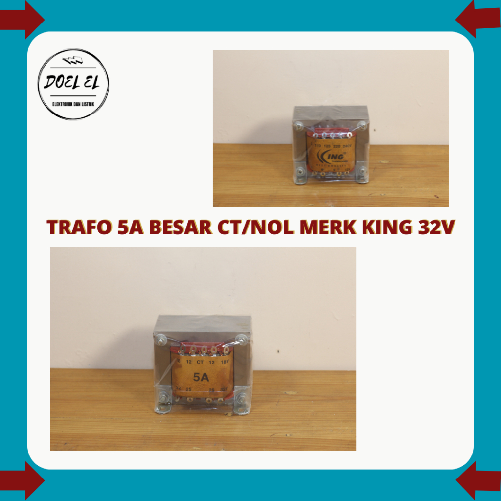TRAVO TRAFO KING 5A 32V BESAR