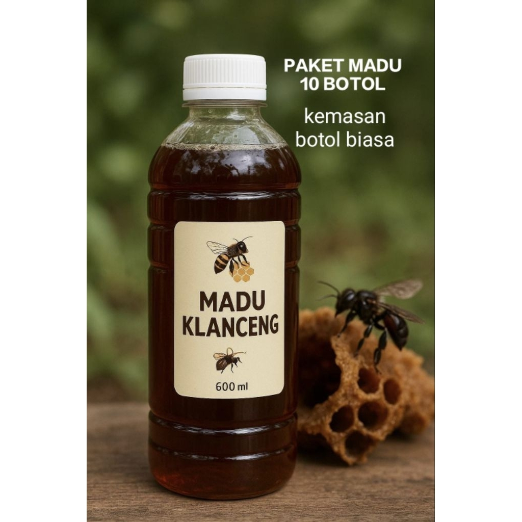 

madu klanceng/kele kele/kemasan 600 ml/100% original