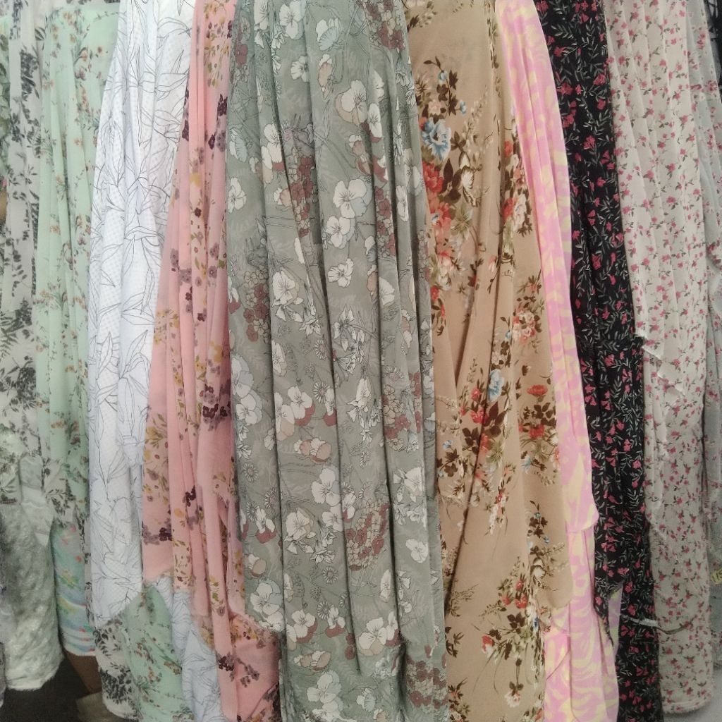 Kain ceruti beby doll | Harga/0,5m | bahan ceruti beby doll motif | bahan ceruti | kain ceruti impor