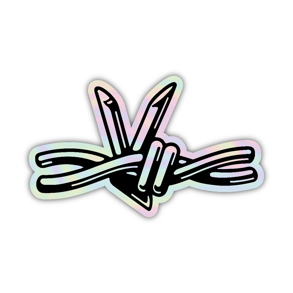 

Z424 sticker kawat pisss aesthetic, stiker hologram satuan